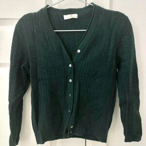 cashmere cardigan